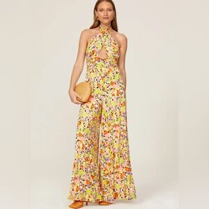 AFRM pamela floral jumpsuit